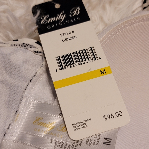 Emily B. Black white swim NWT - Picture 11 of 11